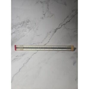 FABER-CASTELL RULER 883-C GERMAN SCIENTIFIC GERMANY WITH CASE VINTAGE RETRO‎